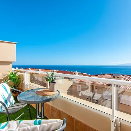 Townhouse Playa With Panoramic Sea View, Pool, Bbq *